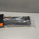 Adjustable Mobile CPU Stand, Ventilated Computer Tower Stand with 4 Caster Wheels Fits Most PC Tower, Under Desk CPU Holder PC Floor Cart Computer Riser for Students and Gamers (Black)