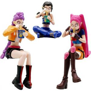 3Pcs Demon Movie Hunters Cartoon Figure,Cute Collectable Figure,Creative Gift for Fans