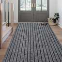 Outdoor/Indoor 2ft x 6ft Runner Rug, Hallway Custom Sizes Non-Slip Rubber Backing Area Runner Rugs Waterproof Carpet Rugs for Kitchen Entryway Balcony Garage Stair Laundry