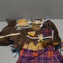 Morph Kids Scarecrow Costume for Girls - Creepy Scarecrow Outfit for Little Girls - Fun Halloween Dress-Up (Small)