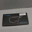 WAOAW Sleep Mask for Men Women: Blackout Eye Masks for Sleep - 3D Breathable Soft Comfortable Eye Mask for Travel - Adjustable Light Blocking Night Masks for Sleeping