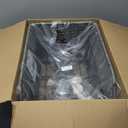 CXWXC Rear Bike Basket - Large Bicycle Rear Basket with Cargo Net and Waterproof Cover, Hand-Woven Baskets Rear Large Capacity (Grey)