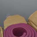 Retrospec Solana Yoga Mat Thick 1/2in Non-Slip Workout Mat with Nylon Strap - 72x24in Exercise Mat for Pilates, Stretching & Fitness - BPA Free, Easy Clean (Boysenberry)