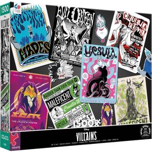 Ceaco - Disney - Villains - Evergreen - 1500 Piece Jigsaw Puzzle