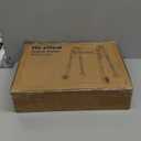 Folding Walker with 2 Precut Tennis Balls, Lightweight Walkers for Seniors with Wheels, Support Up to 350 lbs, Height Adjustable Standard Compact Walker & Ski Glides