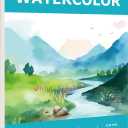 Hapikalor 11"x14" Watercolor Paper Pad, 1-Pack, 140lb/300gsm Artist Painting Drawing Paper Book, Art Supplies for Adults Kids, Watercolors, Watercolor Paint Set, Sketchbook, Journal, Teal