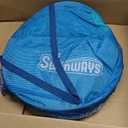 SwimWays Spring Float Premium SunSeat Pool Chairs, Inflatable Pool Floats Adult with Fast Inflation for Ages 15 & Up, Sky Blue