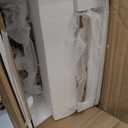 Yaheetech Over The Toilet Cabinet, Double Door Bathroom Storage Organizer, Toilet Rack with Inner Adjustable Shelf and Open Storage Shelf, White