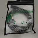 Dual 1/4 TS Mono to XLR Male Y Splitter Cable, 10 Feet Stereo L/R Quarter Inch to XLR Instrument Cable, for Mixer, Electric Drum, Keyboard Recording, Nylon Braided, Black White Color