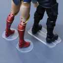 100PCS Action Figure Stand, 6inch Figures Toy Support Stands Display Bases Holder, Compatible with 1/12 Scale Mavel Legends Series/GiJeo Classified Series/D C/Mo tu, Mix Square & Round