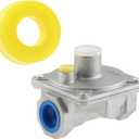 3/4" Natural Gas Pressure Regulator, Adjustable Natural Gas Regulator fits for NG/LPG Applications, Pressure 4"WC for NG, 10"WC for LPG; 1/2PSI Gas Regulator Fit for Commercial or Domestic Gas Stove