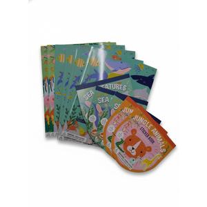 COLORING & ACTIVITY BOOK 40 PAGES (6 PACK), SEA CREATURES STICKER BOOK OVER 1200 STICKERS (4PACK)