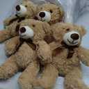 12 Pack Teddy Bears Bulk 13.5 inch Small Teddy Bear Stuffed Bears for Baby Shower Centerpiece Decorations for Christmas Valentine's Mother's Day for Kids or Adults (12 Light Brown)