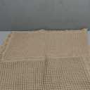 Large Waffle Bath Mat Set, Non Slip Bath Rug Set, Ultra Absorbent Bath Mats for Bathroom Decor, Extra Soft Floor Kitchen Rugs Sets 2 Piece, Washable Bath Runner Rug, Brown, 20"47" & 16"24"