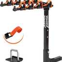 Bike Rack for Car, SUV, RV, Mount Hitch Bike Rack, Up to 143 lbs Load Bicycle Rack Carrier Rubber Straps, Tilt Release with 2" Hitch for Cars (4 Bikes)