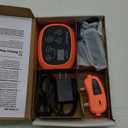 Indoor Pet Barrier for Home,Keeps Areas Off Limits,Dog Home Proofing, Waterproof/Rechargeable/Beep/Static Training Collar,Wireless Electric Fence,1 Dog Orange Kit