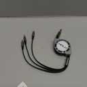 Multi Charging Cable 3A, [2Pack 4ft] Retractable Multi Charging Cord 3 in 1 Fast Charger Cord, USB C Charger Adapter with Lightning/Type C/Micro USB Ports for Cell Phones/iPhone/Samsung/PS/Tablets