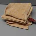 Homaxy 100% Cotton Terry Kitchen Dish Cloths, Ultra Soft and Absorbent Dish Towels for Kitchen, Suitable for Drying and Washing Dishes, 6 Pack, 12 x 12 Inches, Apricot