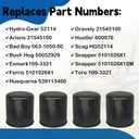 4 Pcs 52114 Transmission Filter Compatible with Hydro-Gear 52114 A-riens 21545100 F-erris 5101026X1 H-usqvarna 539113466 T-oro 109-3321 H-ustler 600976 Bad Boy 063-1050-00