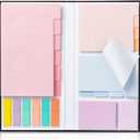 Mr. Pen- Sticky Notes Set, 410 Pack, Pastel Macaron Divider Sticky Notes, Planner Sticky Note Dividers Tabs