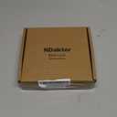 NDakter Bike Lock, 5 Digit Combination Heavy Duty Anti Theft Bicycle Chain Lock, 2.62/3.2/4.27/5/6Ft Long, High Security Resettable, Suitable for Bike, Scooter, Door, Gate, Fence-4/6mm Thick (Black)