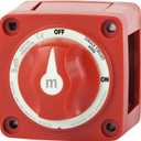 Blue Sea Systems On/Off Battery Isolator Switch With Locking Key, Red, 6006 mSeries
