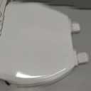 KOHLER 20454-0 Ridgewood Elongated Soft Close Toilet Seat, Quiet Close, Wood Toilet Seat, Home Essentials, White