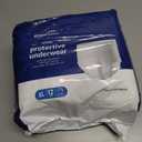 Amazon Basics Unisex Protective Underwear, Overnight Absorbency, Extra Large, 12 Count, (1 Pack of 12)