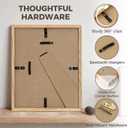 Dreamland 5x7 Picture Frame, Oak Wood 5 by 7 Frames for Tabletop & Wall Display, 5x7 Picture Frame Matted to 4x6, Rustic Wood Photo Frames with Tempered Glass (USA-Sourced White Oak Wood)