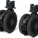 Multi-Purpose Trolley Wheels, Trolley, (Black, 5 cm)