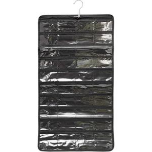 The Beadsmith Personality Case  Hanging Jewelry Storage Organizer with 80 Pockets  16.5 x 34.25 inches, for Earrings Necklace Bracelet Ring Accessory Display Storage Bag Travel Holder