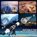 Hawkko Telescope, 90mm Aperture 900mm Astronomical Refractor Telescope for Adults High Powered - Multi-Coated Professional Telescopes for Astronomy Beginners with AZ Mount, Carry Bag, Phone Adapter