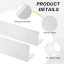 MECCANIXITY Aluminum Angle, 1.57"x1.57"x16" Long 0.12" Wall Thick