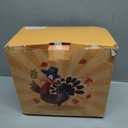 Danxilu 6FT Thanksgiving Inflatables Turkey Decorations with Colorful Tail & Pilgrim Hat, Blow up Turkey Inflatable Outdoor Decor Built-in LEDs Fall Blowup for Yard Harvest Outside Lawn Holiday