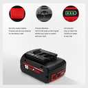 BAT609 Battery, 18V 4.0Ah Li-ion Battery Replace for Bosch 18V Cordless Power Tools Extended Batteries Rechargeable