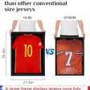Large Baseball Jersey Display Case: 28x36in XXL Shadow Box