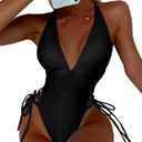 SKAYS One Piece Swimsuit Women,Bathing Suit for Women,One Piece Swimsuit Women Tummy Control,Womens One Piece Swimsuits (Large, Black)