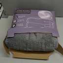 Heated Blanket 50"x60" Electric Throw Blanket with 5 Heat Settings, 10H Auto-Off, Soft Wave Fleece for Couch, Bed & Office, ETL Certified