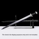 Sharp Blade Medieval Long Sword, Manganese Steel Blade Real Metal Sword