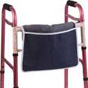 DMI Universal Walker Bag, Single Pocket Carry-All Pouch, Easy to Attach and Fold, Durable, Machine Washable, 12.5 to 15 Inches