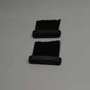 UOIENRT 2 Pcs Oblong Fireplace Brush with Large PP Handle PP Hair Fireplace Cleaning Brush Replacement Head for Fireplace Brush, Car Dusting Brush and Furniture Brushes