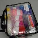 24-piece Crochet Starter kit Includes 12-Color Yarn Bundle, 2 Crochet Hooks, 9 Stitch Markers, and a Storage Bag; Complete Knitting Set Suitable for DIY Crafts and Scarf Making