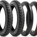 14 E-Bike Tire Heavy-Duty 14 x 2.125 Tire and Tube Sets 57-254 Electric Scooter Tire Tube with Angled Valve Stem 14 Inch Tire for Replacement Electric Scooters and E-Bike Tires 1 Sets