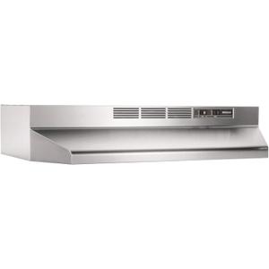 Broan-NuTone 413004 Non-Ducted Ductless Range Hood with Lights Exhaust Fan for Under Cabinet, 30-Inch, Stainless Steel Broan-NuTone 413004 Non-Ducted Ductless Range Hood with Lights Exhaust Fan for Under Cabinet, 30-Inch, Stainless Steel