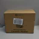 Brightown Portable Plug in Wall Heater for Indoor Use with Thermostat, 800W Small Electric Space Heater with Remote, LED Display, 12H Timer, Quick Heat, Safe for Bathroom Office Bedroom, 2PCS (Silver)