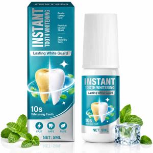 Tooth Paint, Instant Tooth Paint for Teeth Whitening for Men & Women 5ml, Gentle Enamel-Safe Formula, Covers Stains from Coffee, Wine & Smoking