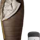 Naturehike 0 Degree RDS Down Mummy Sleeping Bag for Adults, 650 Fill Power, Cold Weather Backpacking Sleeping Bag for Camping, Hiking, -1℉ 18℉ 30℉, YKK Zipper, L, 205×80 cm