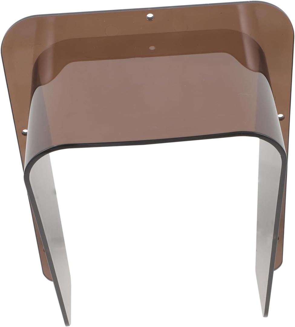 Acrylic Doorbell Rain Cover Protection for Access Control Machines Attendance Systems Doorbells Easy to Install Outdoor Use Fits Styles
