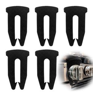 Gas Stove Knob Safety Locks, 5 Pack Childproof Silicone Covers for Oven and Cooktop Knobs, Heat-Resistant, Tool-Free Installation, Prevents Accidental Ignition by Kids or Pets, Universal Fit