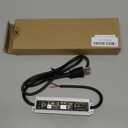 LED Driver 60W IP67 Waterproof Low Voltage Transformer Adapter, AC90-265V to DC12V 5A Power Supply with 3-Prong Plug 3.3 Feet Cable, Efficient Converter for LED Strip Lighting, Outdoor and Indoor Use